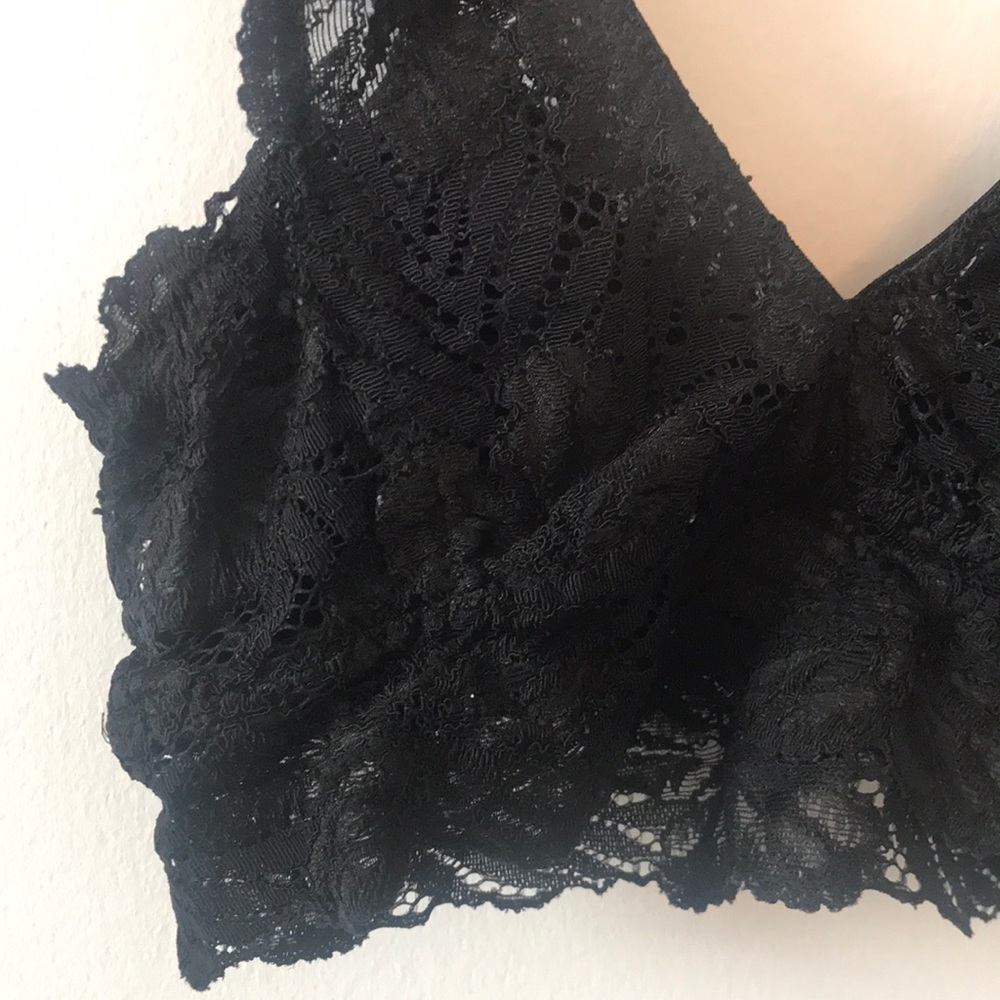 Aerie Lacy Black Bralette - Picture 3 of 5
